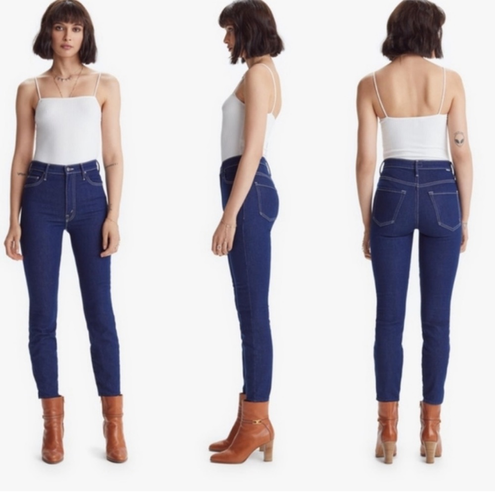 MOTHER The Swooner Ankle Jean in Ooh La La Size 25